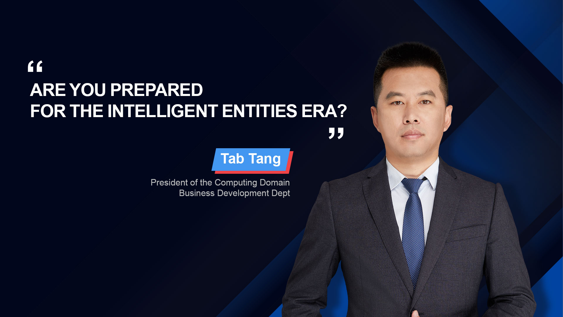 Are you prepared for the intelligent entites era?